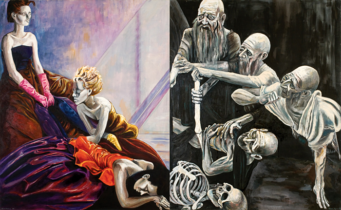 Life and Death (Diptych)